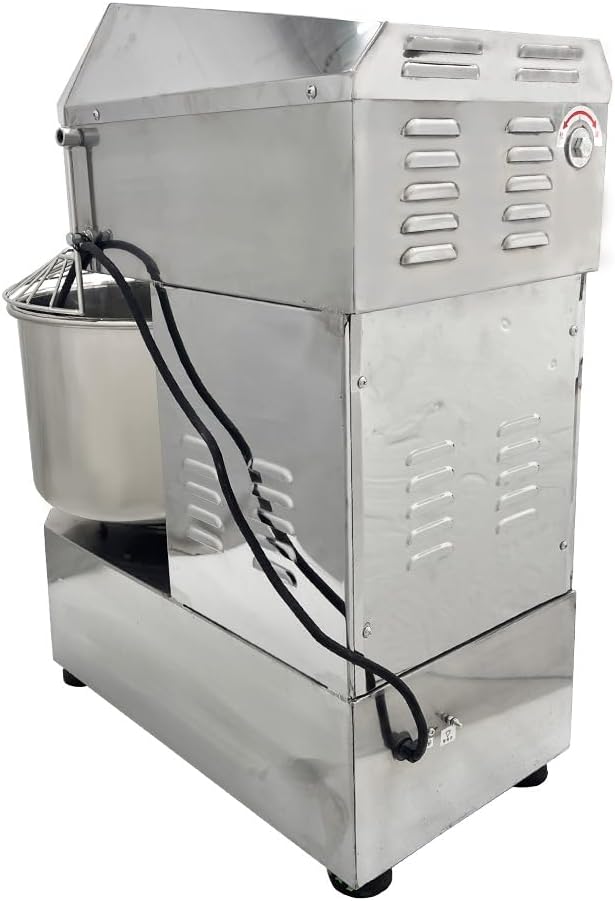 Commercial Dough Mixer 30QT, 1500W 110V Dual Speed Dual Action, Stainless Steel Spiral Stand Mixer for Pizza Dough, Bakeries, Restaurants & Schools