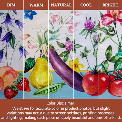 Maison d' Hermine Placemats Set of 4 Reusable 100% Cotton (13"x19")