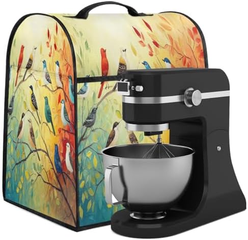Animals Birds Kitchen Aid Covers Foldable Washable Stand Mixer Dust Cover