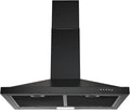 SNDOAS Black Range Hood 30 inch,Hood Vents for Kitchen with Ducted/Ductless Convertible,Vent Hoods 30 inch,Wall Mount Ductless Range Hood,Stainless Steel Kitchen Vent Hood with LED Light