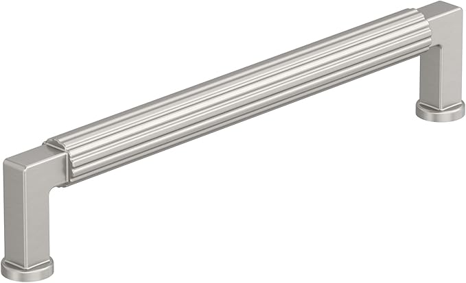 Amerock Ballard 6-5/16 inch (160mm) Center-to-Center Satin Nickel Cabinet Pull, BP37645G10
