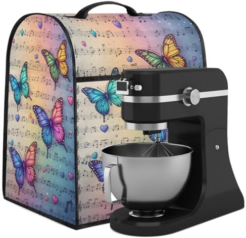 Butterfly Retro Kitchen Aid Covers Foldable Washable Stand Mixer Dust Cover