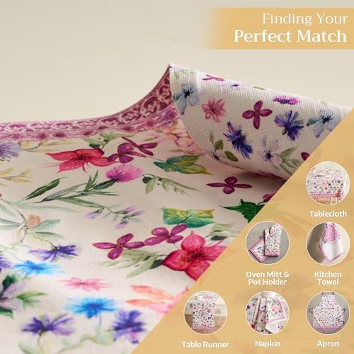 Maison d' Hermine Placemats Set of 4 Reusable 100% Cotton (13"x19")