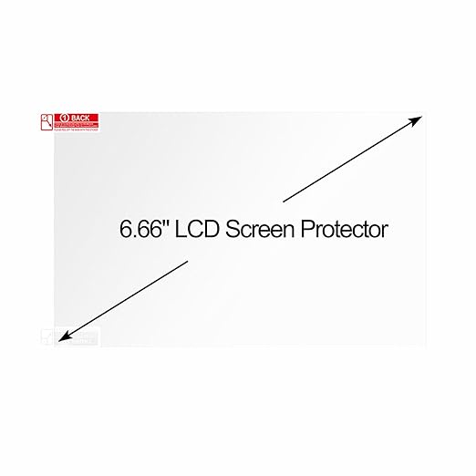 5PCS 6.66 inch LCD Screen Protector Film - Scratch-Resistant High Light Transmittance Protective Films for Resin 3D Printer Elegoo Mars 3/ Mars 3 Pro