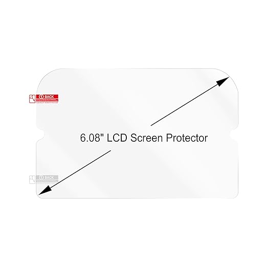 5PCS 6.08″ LCD Screen Protector Film - Scratch-Resistant High Light Transmittance Protective Films for Creality LD-002H