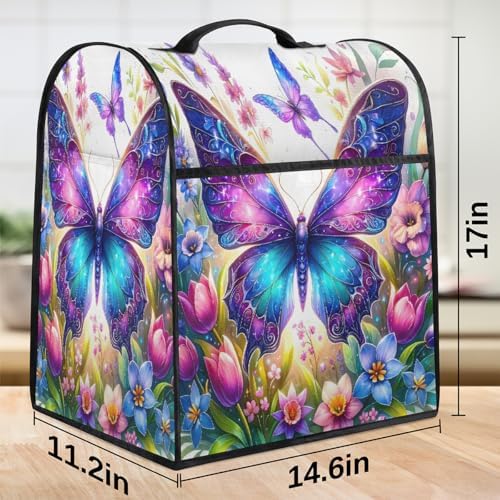 Flower Butterfly Kitchen Aid Cover Foldable Washable Stand Mixer Dust Cover