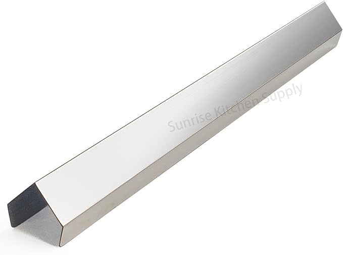Sunrise Kitchen Supply Stainless Steel Deep Fryer Joining Strip/Connector (23 3/8"L x 2 3/8"W)