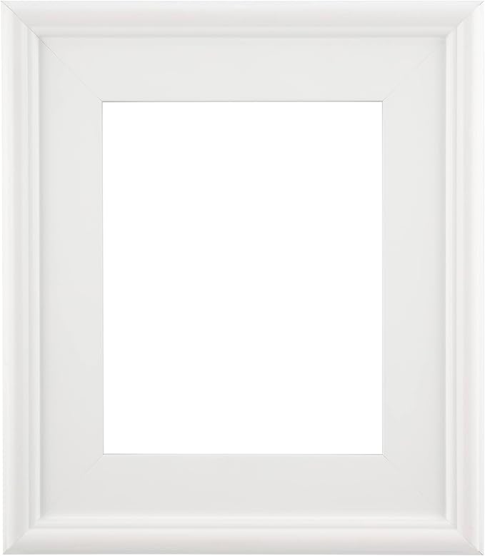 Creative Mark Plein Air Wooden Picture Frame - 10X10 White - Professional Single Frame for Art Panels, Stretched Canvas, Pictures and More, glass and backing not included