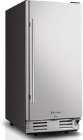 Kalamera Beverage Refrigerator, 15 inch Under Counter Beer Fridge for 104 Cans w/ 32-41℉ Temperature Range, Drink Fridge with Stainless Steel Door…
