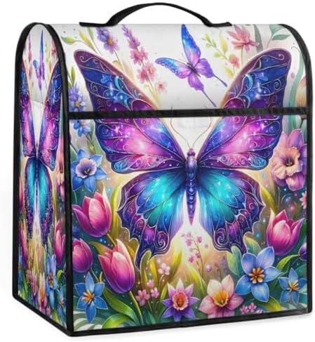 Flower Butterfly Kitchen Aid Cover Foldable Washable Stand Mixer Dust Cover