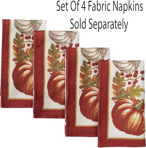 Thanksgiving Autumns Bounty Pumpkin 60 x 120 Inch Rectangle Tablecloth