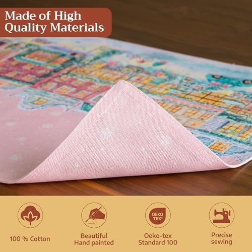 Maison d' Hermine Placemats Set of 4 Reusable 100% Cotton (13"x19")