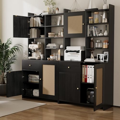 IDEALHOUSE Kitchen Pantry Cabinet with Adjustable Shelf