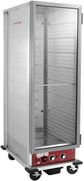 Kratos Full Size Commercial Non-Insulated Holding and Proofing Cabinet | Holds 36 Full Size Sheet Pans | Mobile | Clear Door | 120V, 1440W (28W-152)