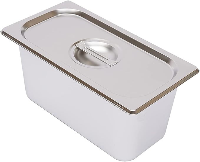 Steam Table Food Warmer Bain Marie Buffet Warmer, 850W 3-Pan Catering Buffet Warmers, 22Qt Electric Commercial Food Warmer with Lids, 86℉-185℉ Temp Control for Parties, Hotels, Restaurants
