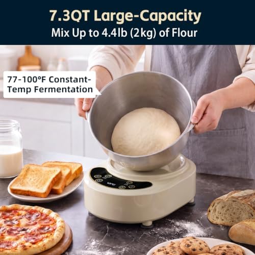 VONCI 7.3QT (7L) Electric Dough Maker With Ferment Function
