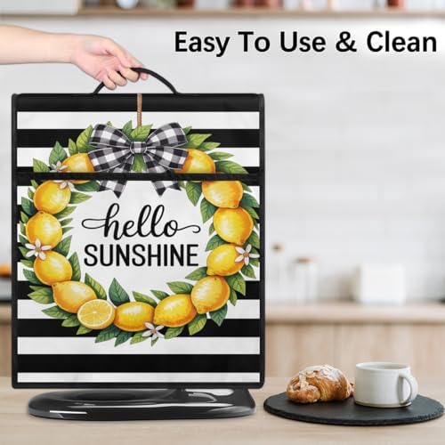 Summer Lemon Kitchen Aid Covers Foldable Washable Stand Mixer Dust Cover
