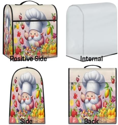 Gnome Cute Kitchen Aid Covers Foldable Washable Stand Mixer Dust Cover