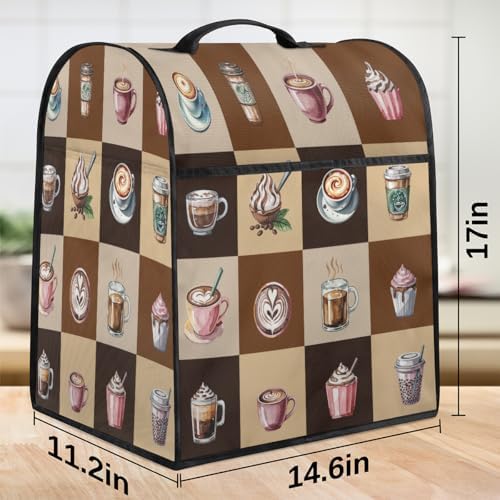 Coffee Cup Kitchen Aid Covers Foldable Washable Stand Mixer Dust Cover