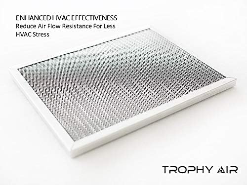 Washable & Reusable Electrostatic HVAC AC/Furnace Air Filter, Lasts a Lifetime, 6 Stage Permanent Air Filter, Healthier Home or Office, Made in The USA - Increases Airflow (24x24x1)