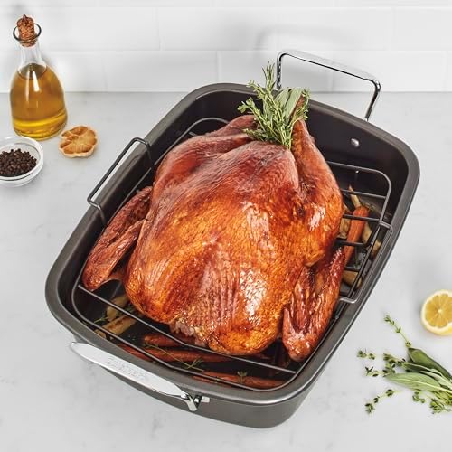 Cuisinart 16" x 12" Carbon Steel Non-Stick Roaster w/V-Rack