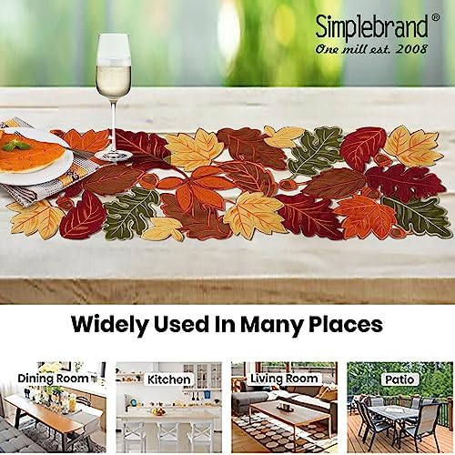 Simplebrand Harvest Fall Table Runner 36 Inches Long for Thanksgiving