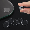 Extremely Soft Glass Table Top Bumper, Anti Slide and Scratch for Glass Table, Transparent Non-Adhesive Rubber Pads for Glass Table Top Spacer. to Avoid The Movement of Glass (Round & Square, 20 PCS)