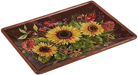 Harvest Blessings Ceramic Rectangular Platter – Ideal for appetizers, desserts, and party favorites, this fall-themed platter adds a cozy harvest touch to every meal and celebration