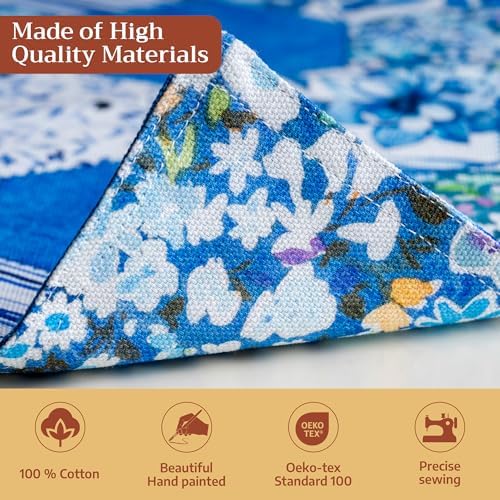 Maison d' Hermine Placemats Set of 4 Reusable 100% Cotton (13"x19")