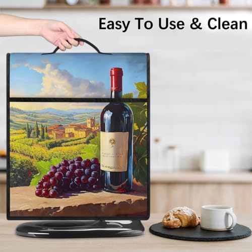 Red Wine Kitchen Aid Covers Foldable Washable Stand Mixer Dust Cover