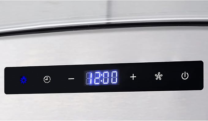 COSMO COS-668WRCS75 30 in. Vista Collection 380 CFM Ducted Wall Mount Range Hood, Touch Controls, LED Lights, Stainless Steel