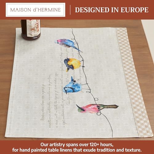 Maison d' Hermine Placemats Set of 4 Reusable 100% Cotton (13"x19")