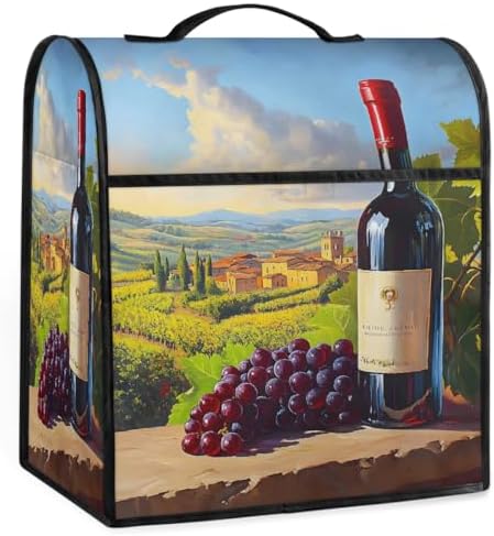 Red Wine Kitchen Aid Covers Foldable Washable Stand Mixer Dust Cover