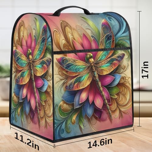 Animal Dragonfly Kitchen Aid Cover Foldable Washable Stand Mixer Dust Cover