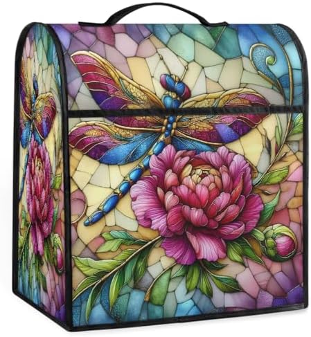 Dragonfly Art Kitchen Aid Covers Foldable Washable Stand Mixer Dust Cover