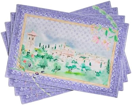 Maison d' Hermine Placemats Set of 4 Reusable 100% Combed Cotton (13"x19")