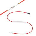 MECCANIXITY Universal Rice Cooker Temperature Fuse, 229°C 10A 250V Metal Thermal Fuse with Terminal and Ring Terminal Fiberglass Sleeving for Electric Pressure Cooker Repair Part