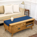 Solino Home Cotton Linen Table Runner Lapis Blue Woven, 14 x 60 in