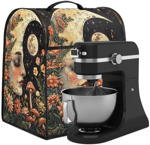 Moon Face Kitchen Aid Covers Foldable Washable Stand Mixer Dust Cover