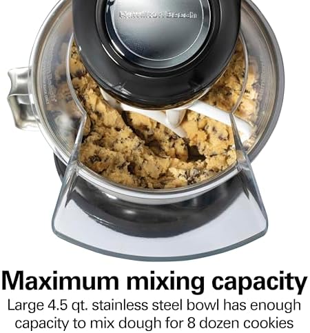Hamilton Beach Die-Cast Metal Classic Electric Stand Mixer, 12 Speeds