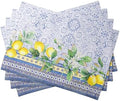 Maison d' Hermine Placemats Set of 4 Reusable 100% Cotton (13"x19")