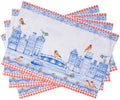 Maison d' Hermine Placemats Set of 4 Reusable 100% Cotton (13"x19")