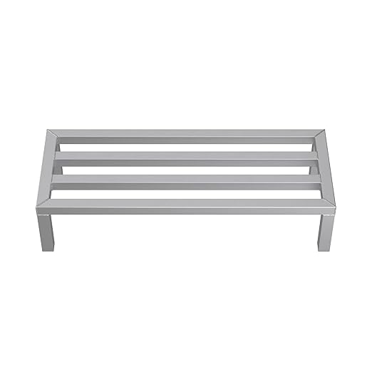 36'' x 14'' x 8'' Aluminum Dunnage Rack - 1350 lb. Capacity