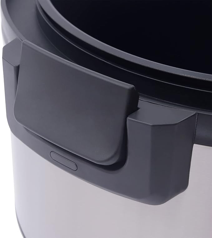 Commercial Rice Warmer, 110V 100W Large Stainless Steel Rice Cooker Warmer (Not a Cooker) 19L/20Qt Adjustable Temperature Warmers w/Non-Stick Inner Pot for Restaurants (19L / 20Qt 410 Stainless Steel)