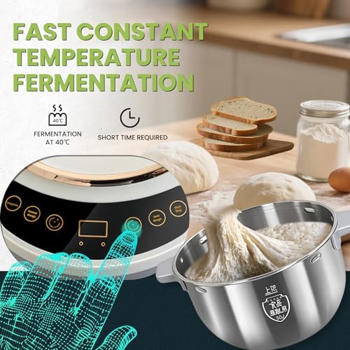 7L/7.37qt Dough Maker with Ferment Function, Electric Dough Maker