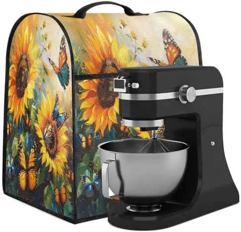 Flower Butterfly Kitchen Aid Cover Foldable Washable Stand Mixer Dust Cover