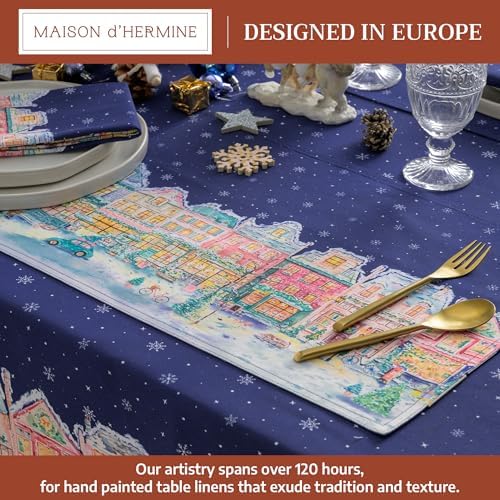 Maison d' Hermine Placemats Set of 4 Reusable 100% Cotton (13"x19")