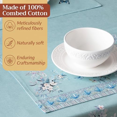 Maison d' Hermine Placemats Set of 4 Reusable 100% Combed Cotton (13"x19")