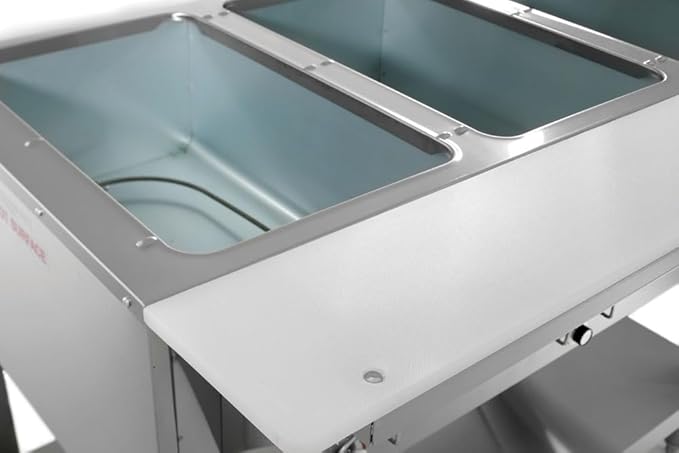 Kratos Commercial Electric Steam Table, 3 Well Stationary Hot Food Table, NSF Certified Food Warmer, 120V, 1500W (28W-110)