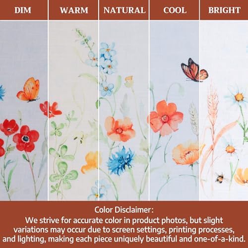 Maison d' Hermine Placemats Set of 4 Reusable 100% Cotton (13"x19")